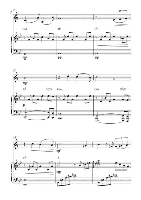 Somewhere In Time Bb Trumpet Solo And Piano Accompaniment Page 2