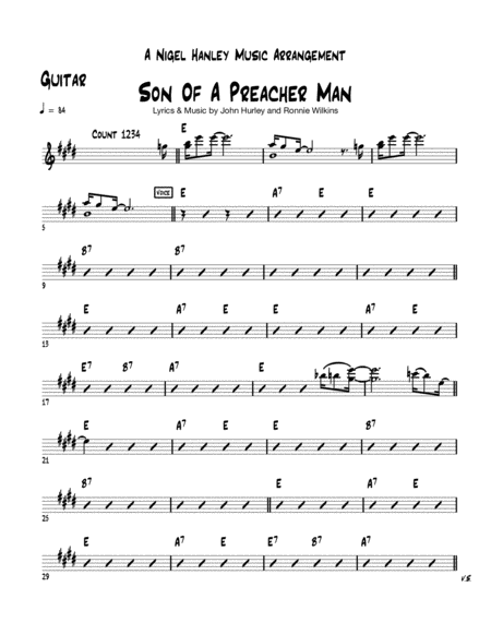 Son Of A Preacher Man Pop Soul Band Chart Page 2