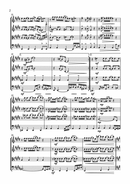 Son Of A Preacher Man String Quartet Page 2