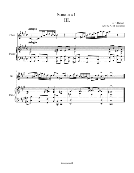 Sonata 1 Movements 3 And 4 Page 2