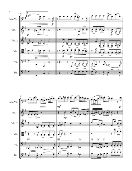 Sonata For Cello Rv 40 Movement I Page 2