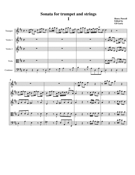 Sonata For Trumpet And Strings Original Version Page 2