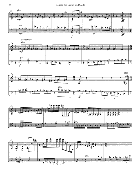 Sonata For Violin And Cello Op 56 Page 2