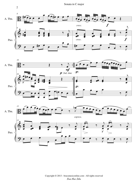 Sonata In C Major Page 2