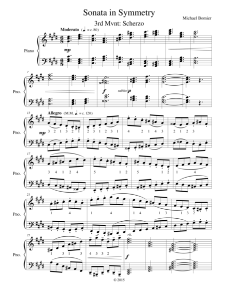 Sonata In Symmetry 3rd Mvnt Scherzo In C Minor Page 2