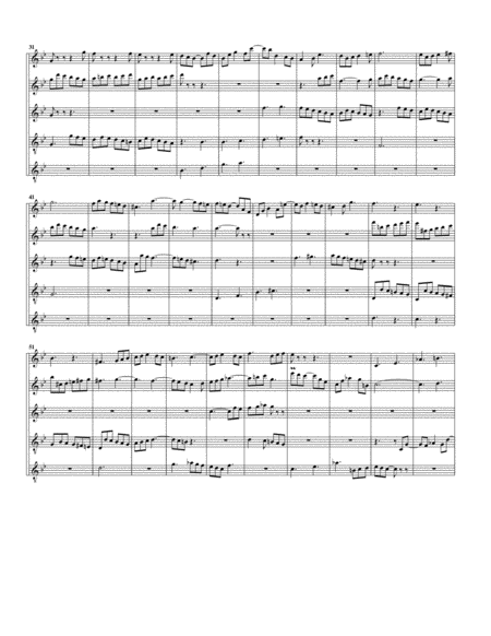 Sonata K 30 Cat Fugue Arrangement For 5 Recorders Page 2