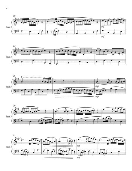 Sonata No 1 In G Major For Piano Page 2