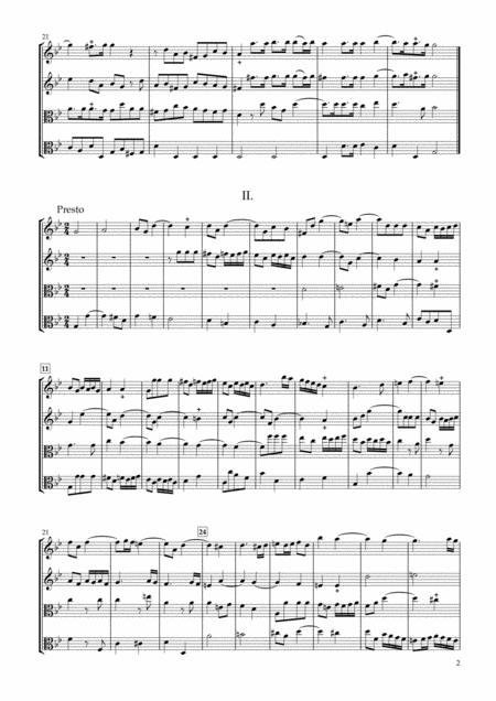 Sonata Op 34 1 For Two Violins Two Violas Page 2