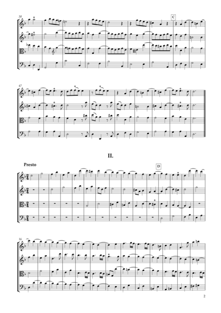 Sonata Op 34 5 For String Quartet Page 2