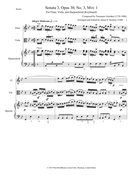 Sonata Opus 30 No 3 Page 2