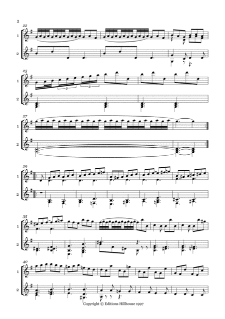 Sonata Pastoral K 9 Arranged For 2 Guitars Page 2