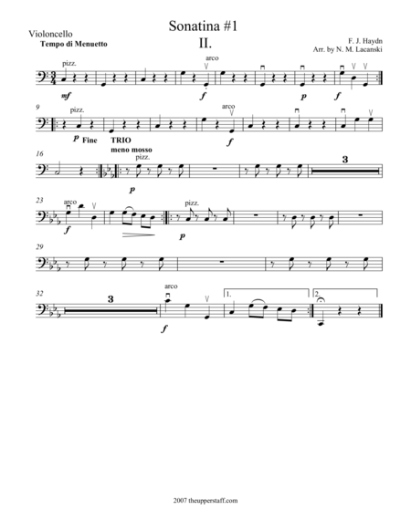 Sonatina 1 In C Major Movement Ii Page 2