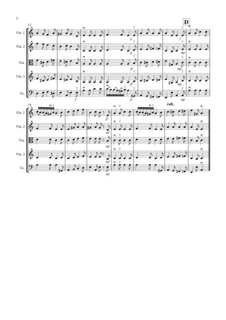 Sonatina By Beethoven For String Quartet Page 2