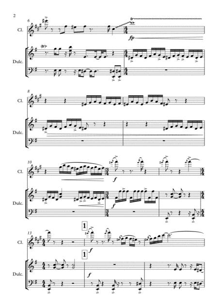 Sonatina For Clarinet And Cimbalom Dulcimer Page 2