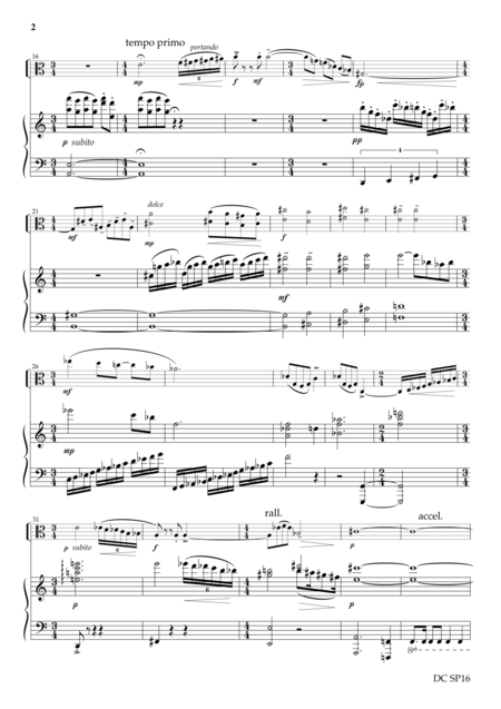 Sonatina For Viola And Piano Page 2