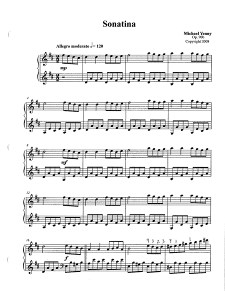 Sonatina Op 90b Page 2