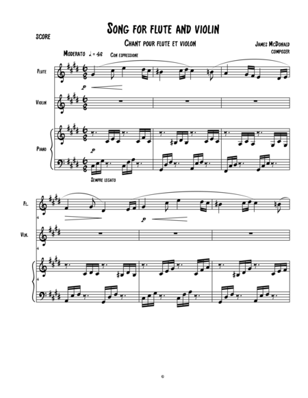 Song For Flute And Violin Page 2