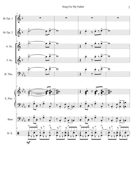 Song For My Father Jazz Combo Page 2