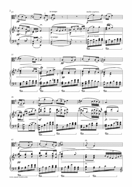 Song To The Moon Viola And Piano Page 2