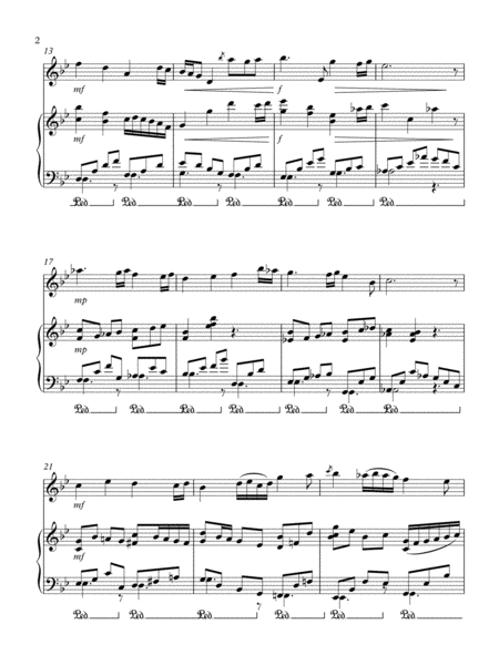 Song Without Words For Flute And Piano Page 2