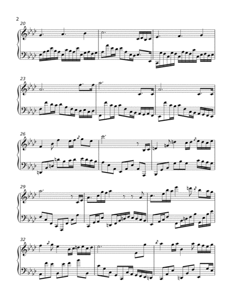 Song Without Words In A Flat Page 2