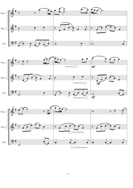 Songbird Fleetwood Mac Arranged For String Trio Page 2