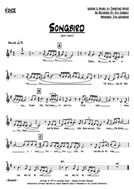 Songbird Short Version Page 2