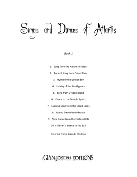 Songs And Dances Of Atlantis For Piano Duet Book 1 Page 2