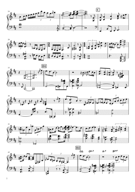 Spain Akoustic Band Solo Piano Part Page 2