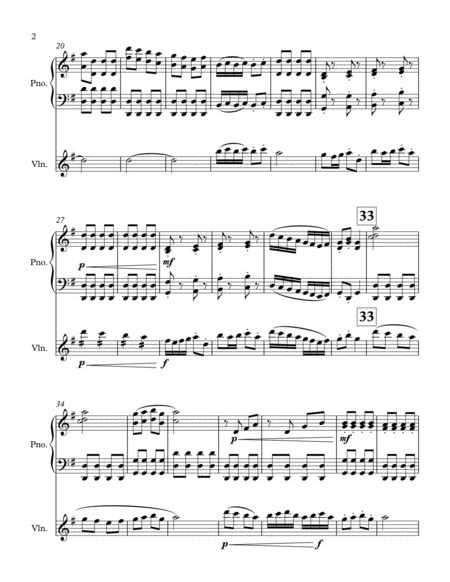 Spring Dance With Sam For Violin Piano Page 2