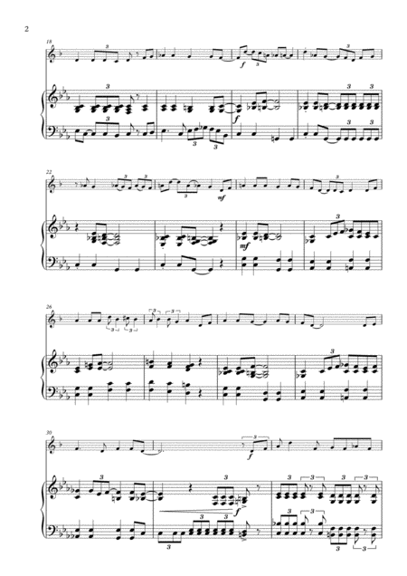 St James Infirmary For Solo Clarinet And Piano Page 2