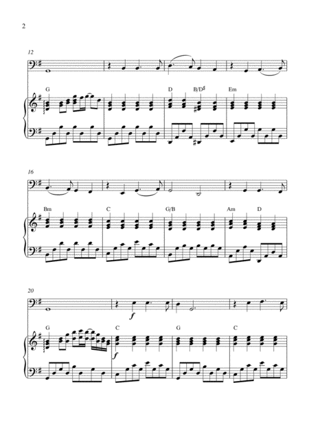 St Louis Blues Eb Tuba Bass Clef Solo Page 2