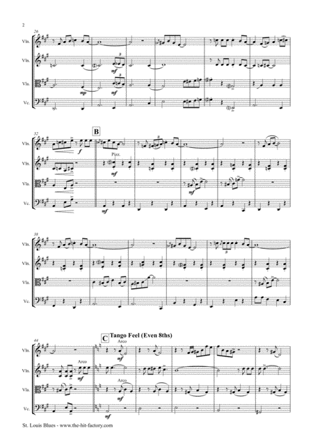 St Louis Blues String Quartet Page 2