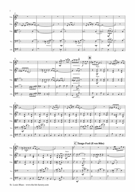 St Louis Blues String Quintet Page 2