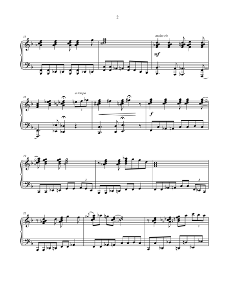 St Nicholas Boogie Piano Solo Page 2