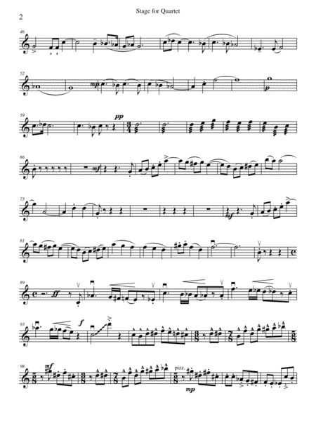 Stage For Quartet Violin 2 Part Page 2