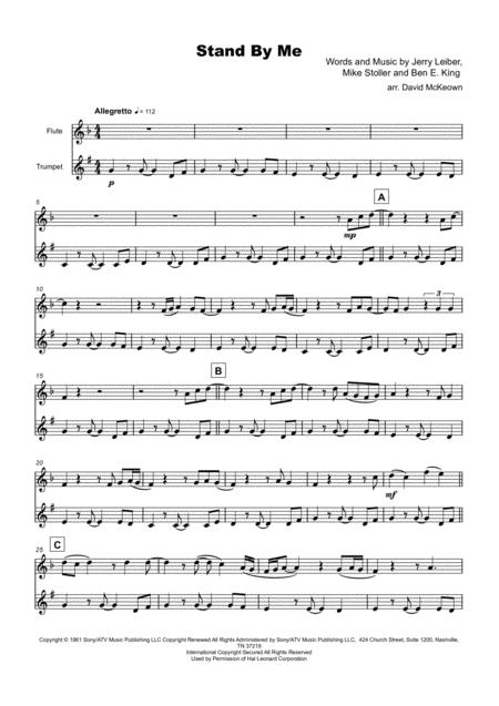 Stand By Me Flute And Trumpet Duet Page 2