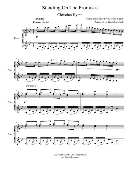 Standing On The Promises Sacred Piano Solo Page 2