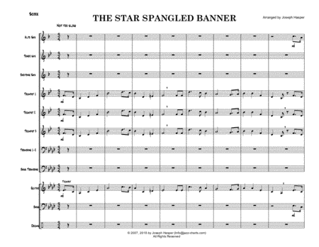 Star Spangled Banner Little Big Band 3 3 3 And Rhythm Section Page 2