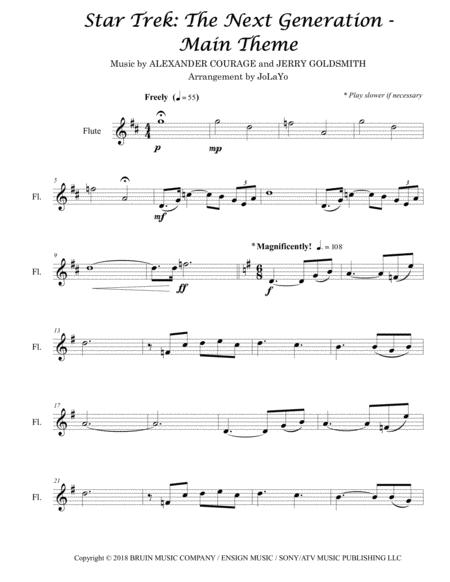 Star Trek The Next Generation Main Title Flute Solo Page 2