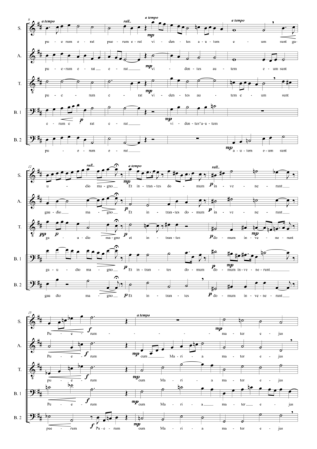 Stella Quam Viderant Epiphany Motet For Satbb Choir A Cappella Page 2