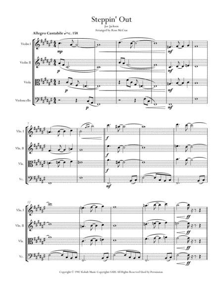 Steppin Out String Quartet Page 2