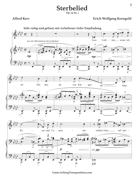 Sterbelied Op 14 No 1 A Flat Major Page 2