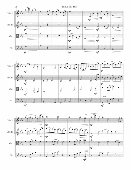 Still Still Still String Quartet Page 2