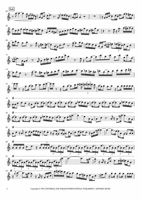 Straight To The Point Art Porter Eb Instrument Version Page 2