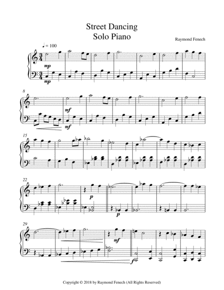 Street Dancing For Solo Piano Page 2