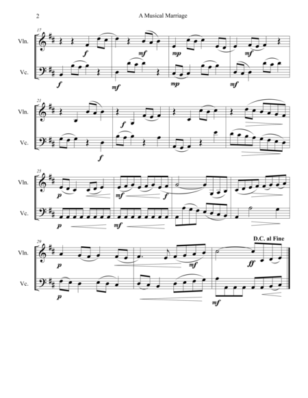 String Duo No 6 From A Musical Marriage Haydn Seek Page 2