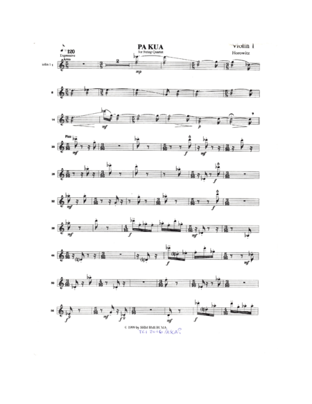 String Quartet 2 Pa Kua Parts Page 2