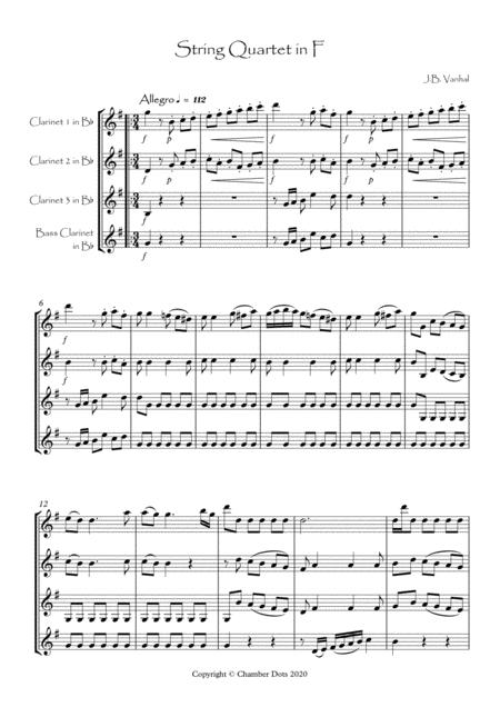 String Quartet In F Page 2