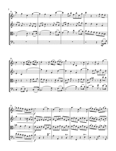 String Quartet No 25 Page 2